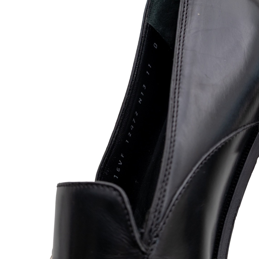 Vintage Salvatore Ferragamo Studio Black Horsebit Loafers Dress Shoes US 11 D - Picture 13 of 16